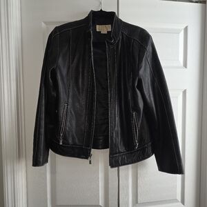 Michael Kors Black Leather Jacket